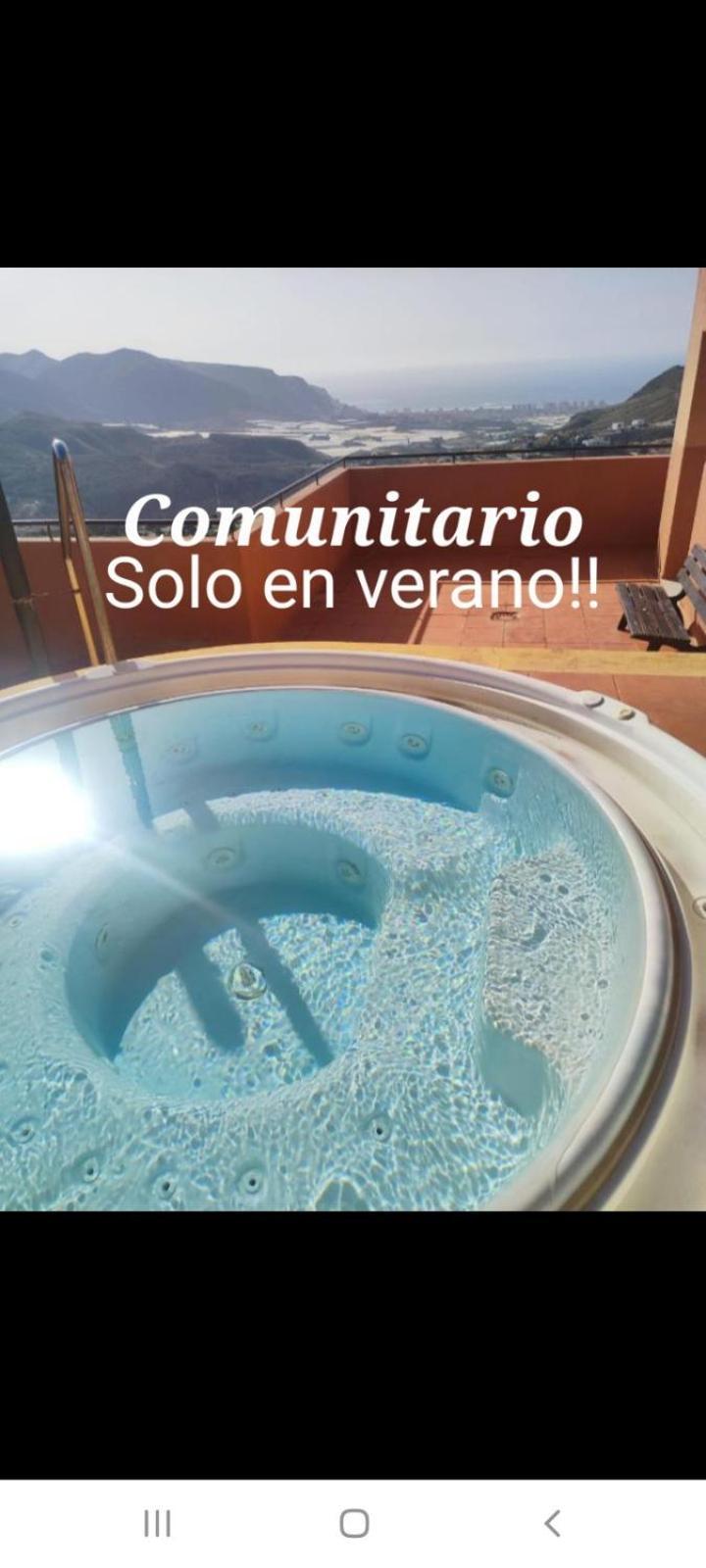 Atico Con Vistas Al Mar Apartment Vícar Exterior foto